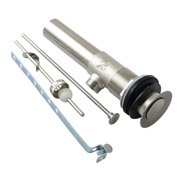 Kingston Brass Brass PopUp Drain with Overflow, 22 Gauge, Brushed Nickel KB1118 - main